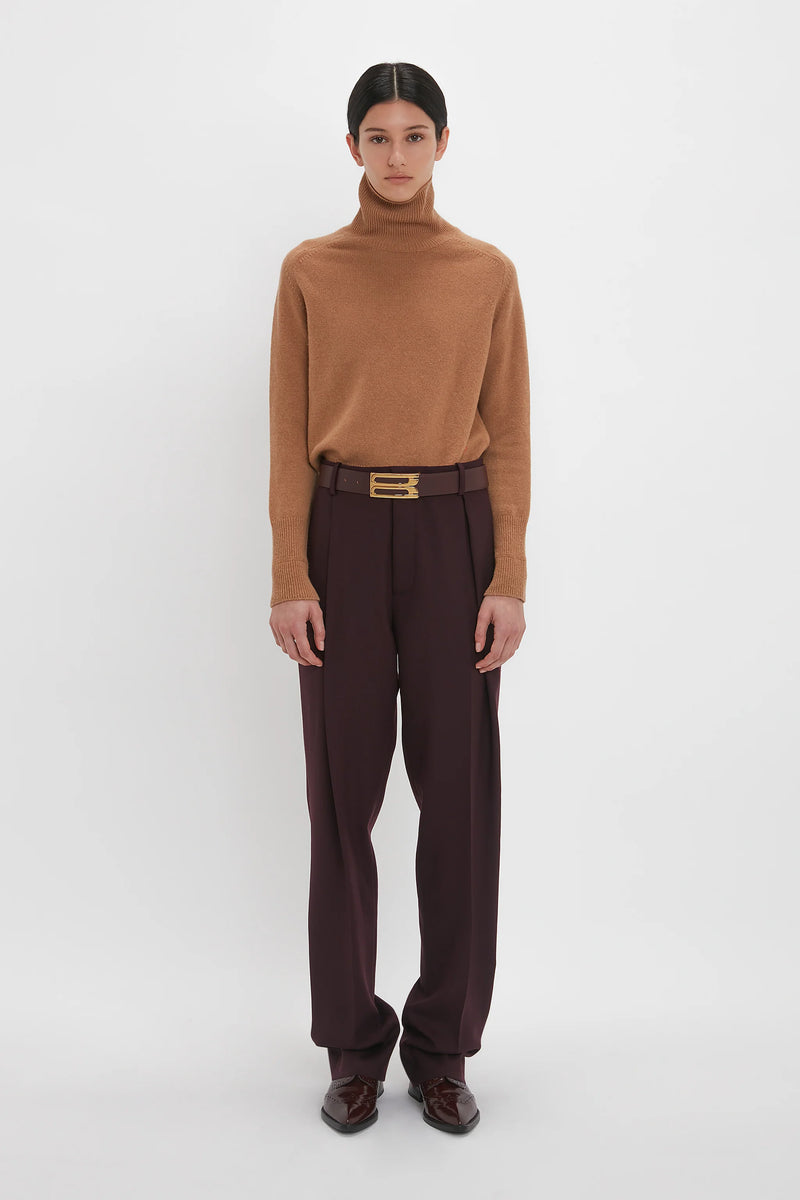 Polo Neck Lambswool Jumper