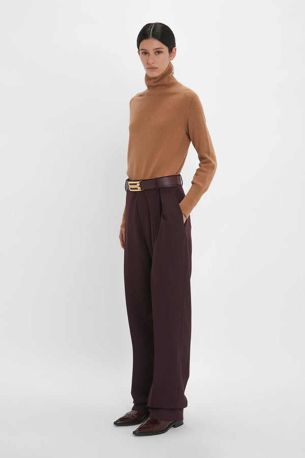 Polo Neck Lambswool Jumper