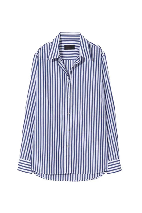 Raphael Large Stripe Cotton Shirt
