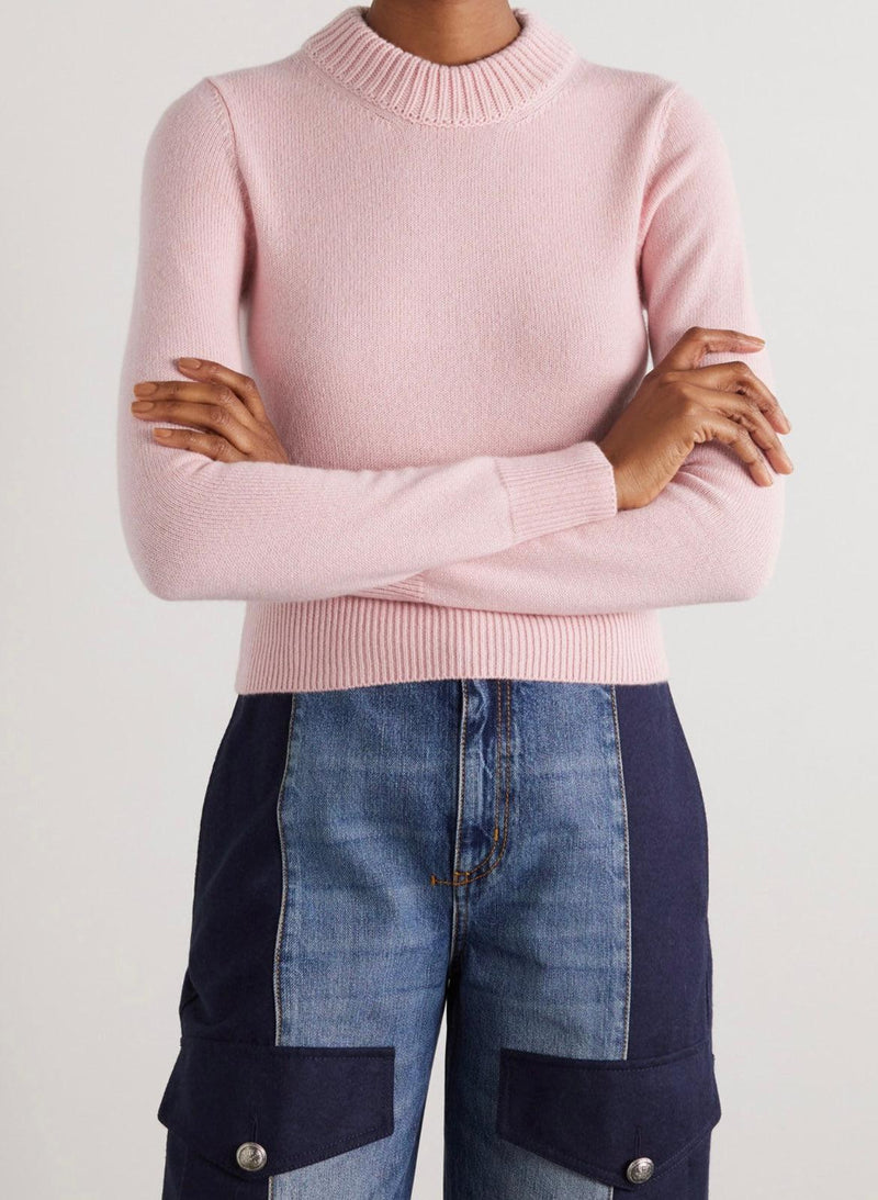 Crew-neck Cropped Knit
