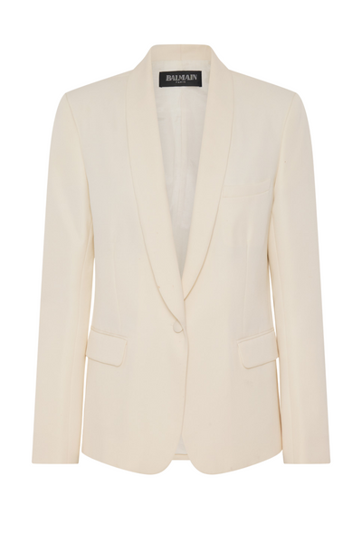 Balmain cream blazer deals