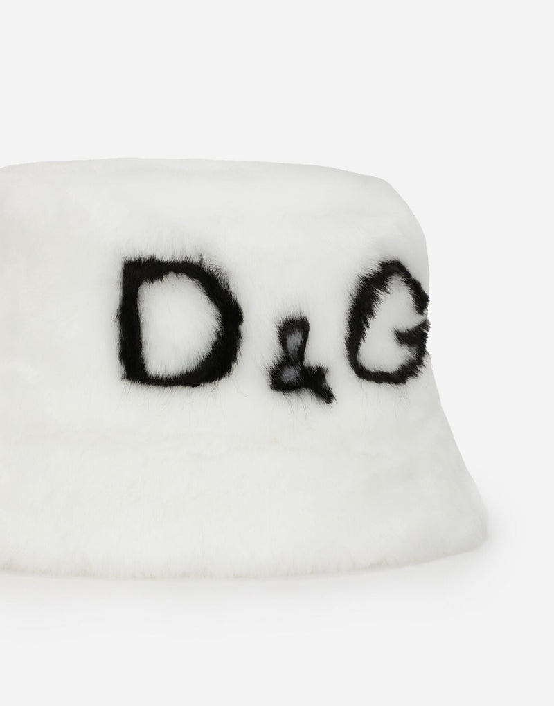 Faux Fur Logo Hat