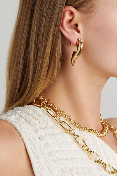 BOTTEGA VENETA Earrings Gold Finishing Belinda International