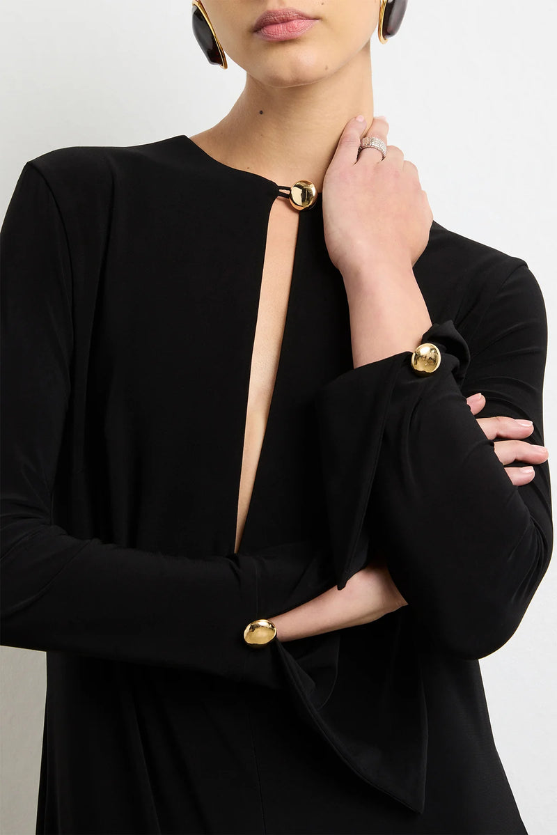 The Sylvie Cutout Stretch-Jersey Gown