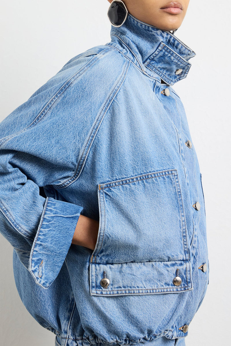 The Harper Balloon Denim Jacket