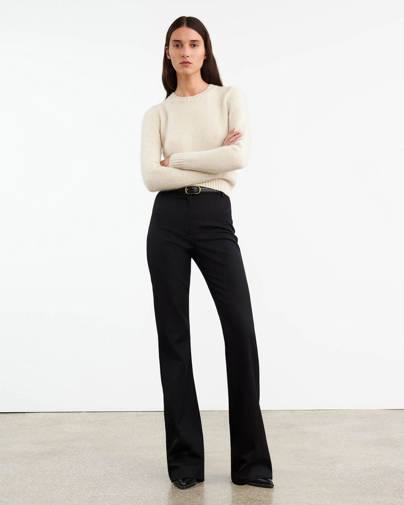 Gwendolyn cropped wool-blend sweater