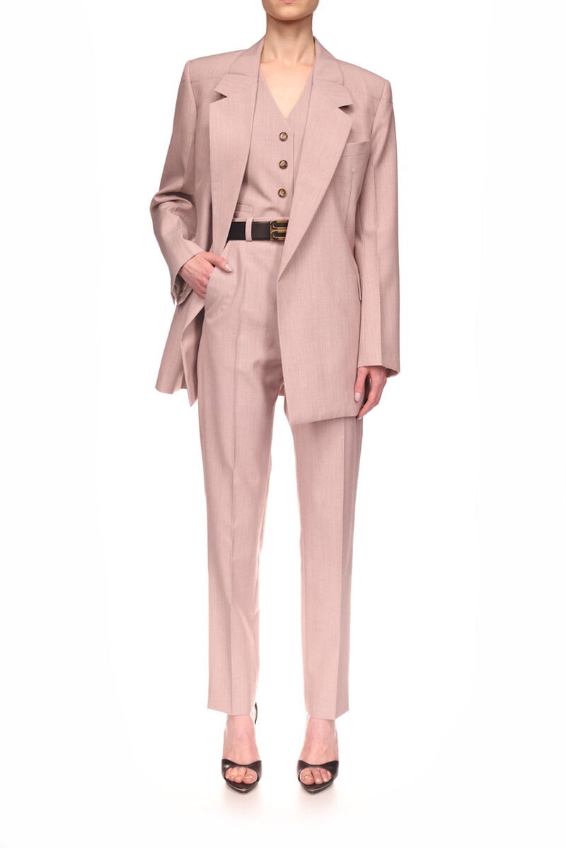 Shoulder Pleat Detail Jacket