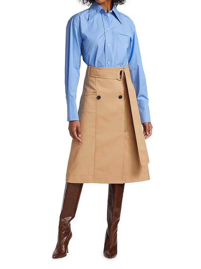 Cropped Long Sleeve Shirt