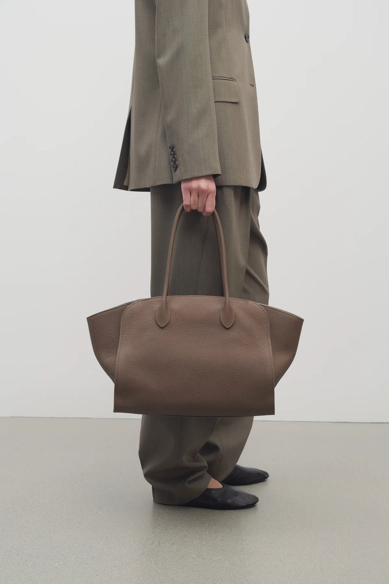 Marlo 14 Grain Leather Tote