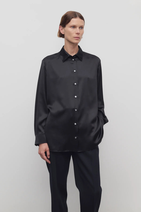 Sisilia Silk-Satin Shirt