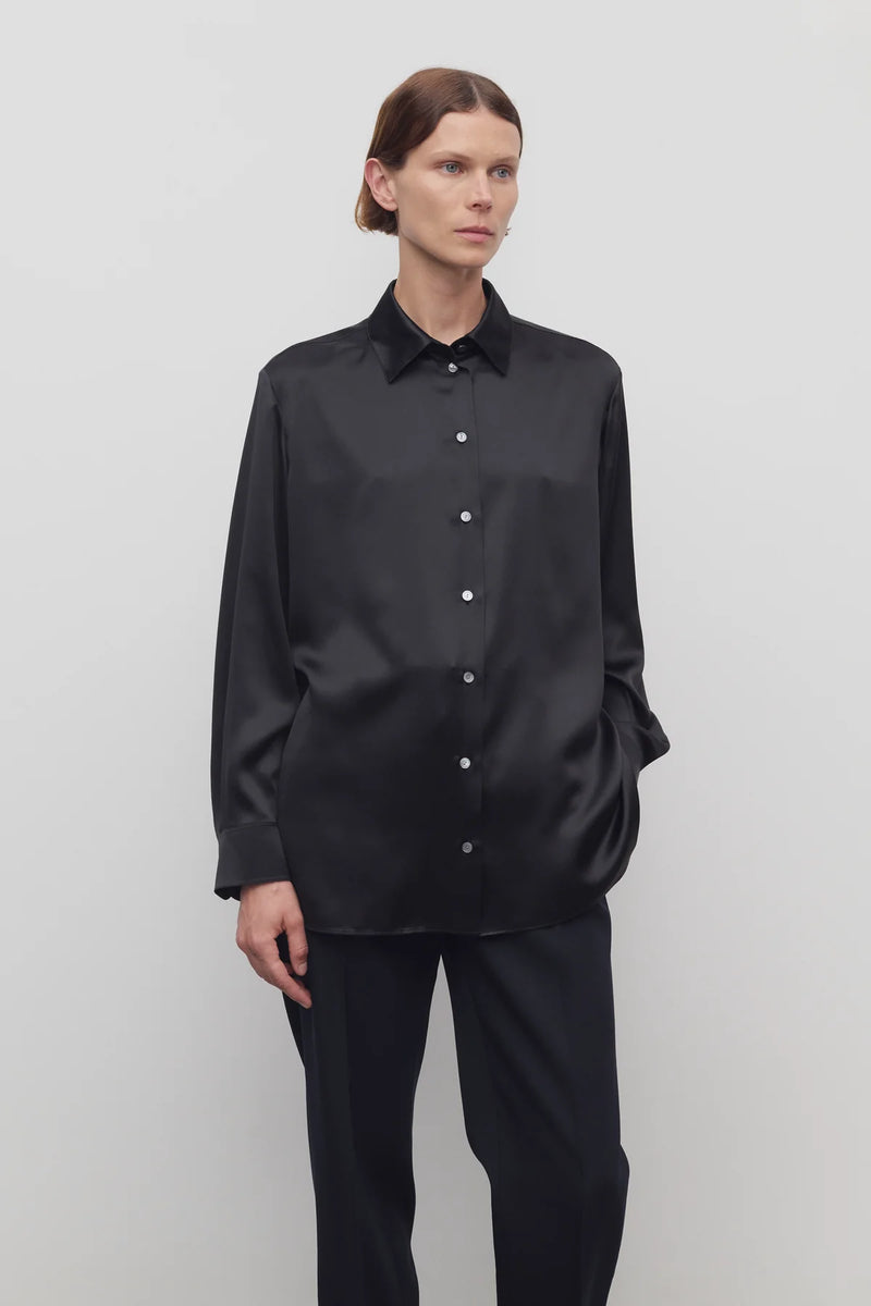 Sisilia Silk-Satin Shirt