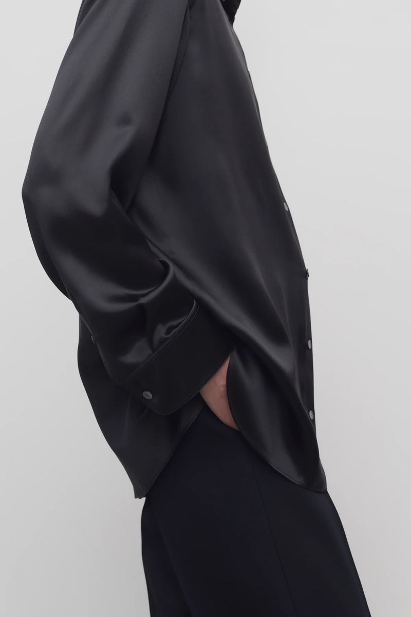 Sisilia Silk-Satin Shirt