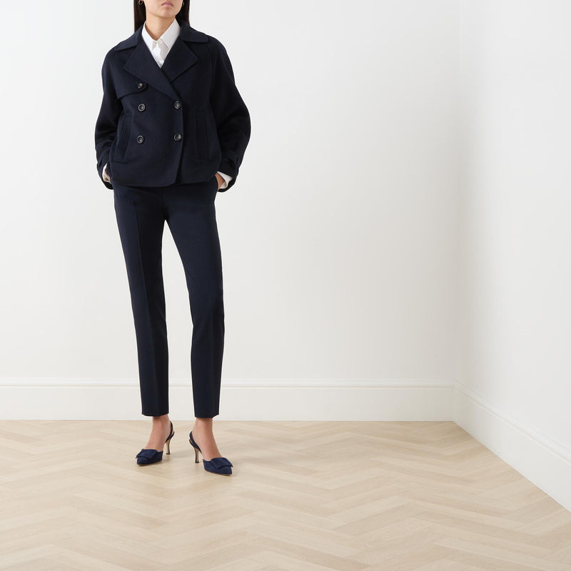 Double Breasted Short Nupar Coat