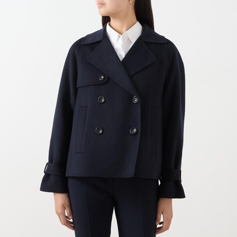 Double Breasted Short Nupar Coat