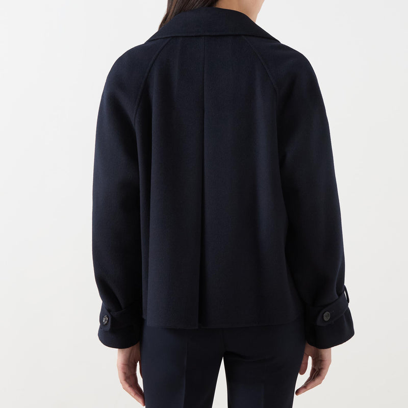 Double Breasted Short Nupar Coat