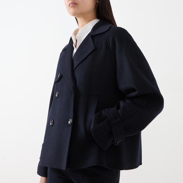 Double Breasted Short Nupar Coat