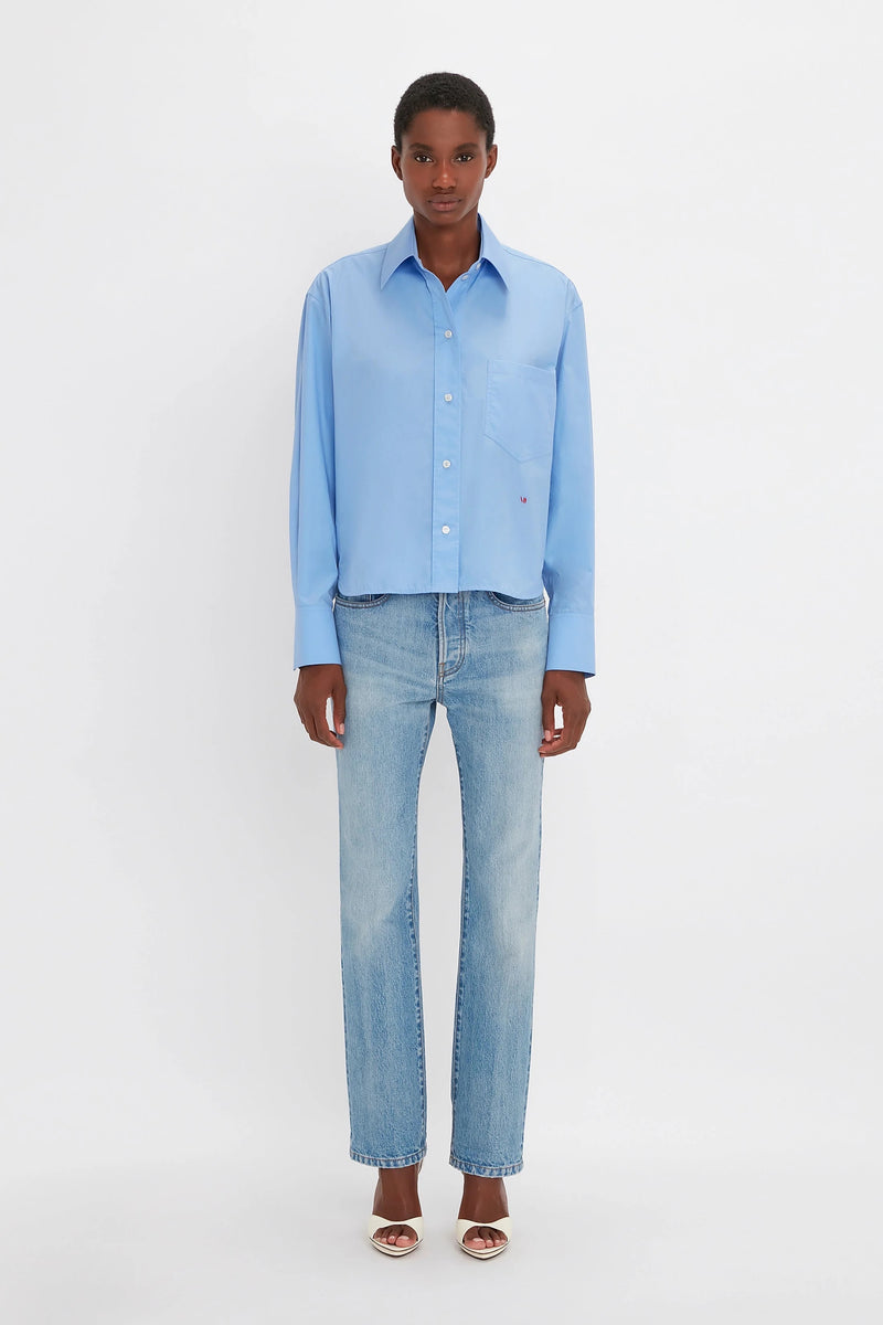Cropped Long Sleeve Shirt