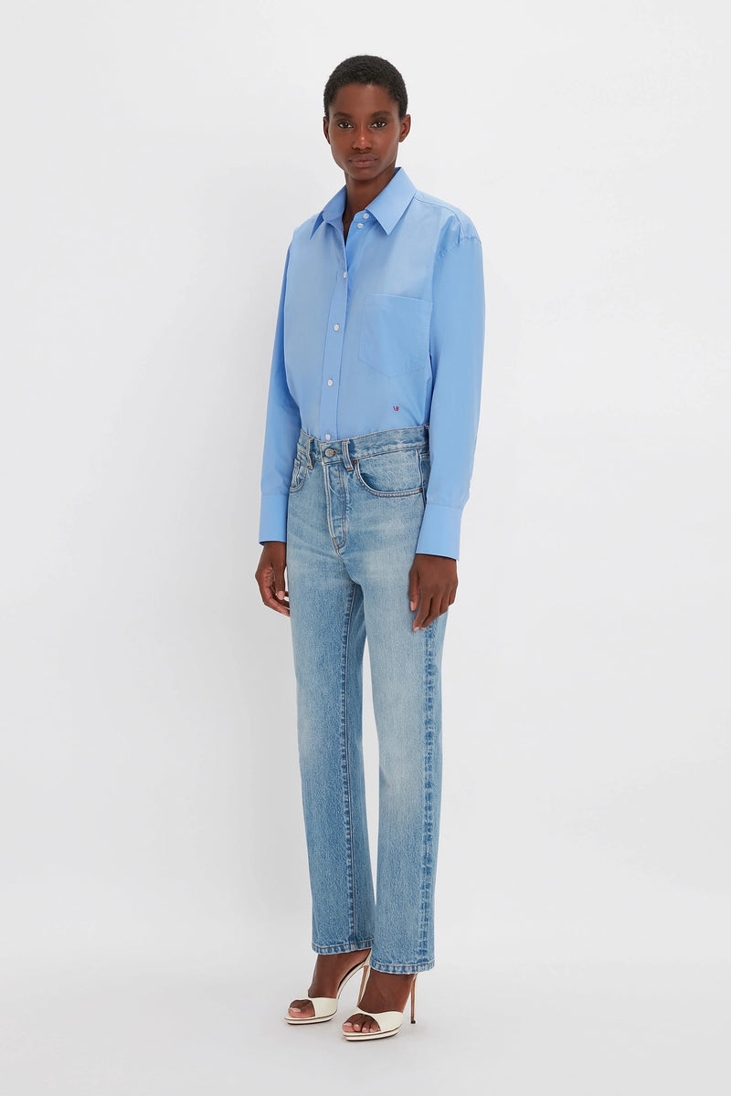 Cropped Long Sleeve Shirt