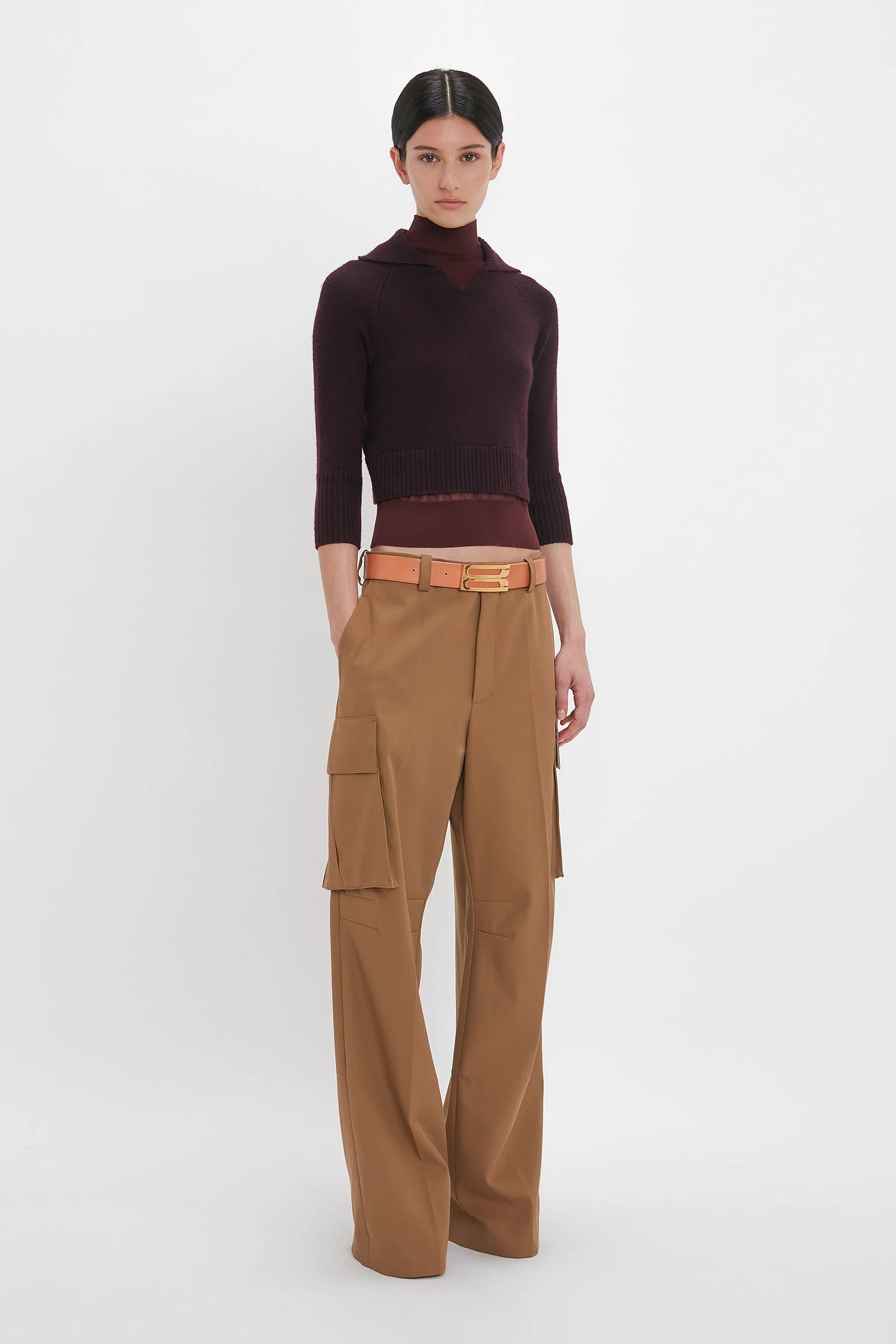 パンツ VICTORIA BECKHAM Cargo pants Beige VICTORIA BECKHAM RELAXED CAGO TROUSER – Belinda International