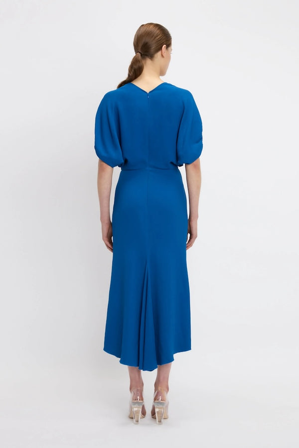 Blouson Sleeve Detail Midi Dress – Belinda International