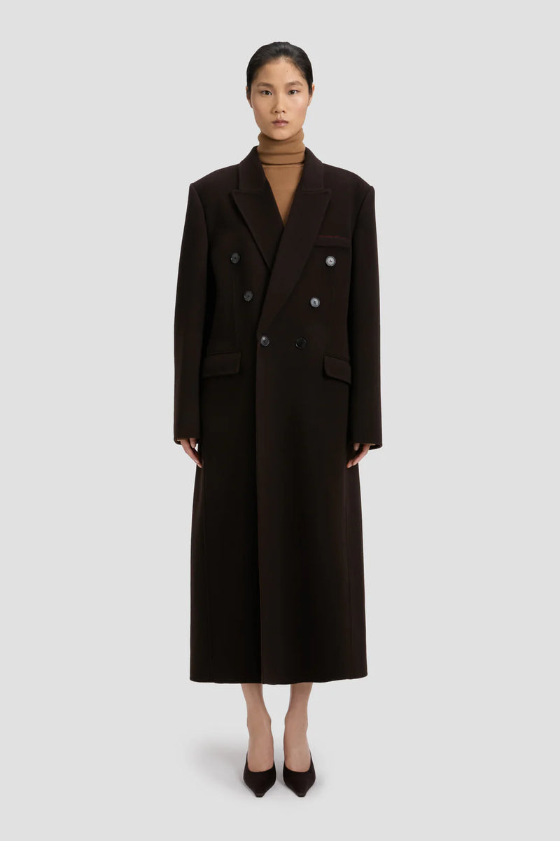 Double Faced Wool & Cashmere Overcoat
