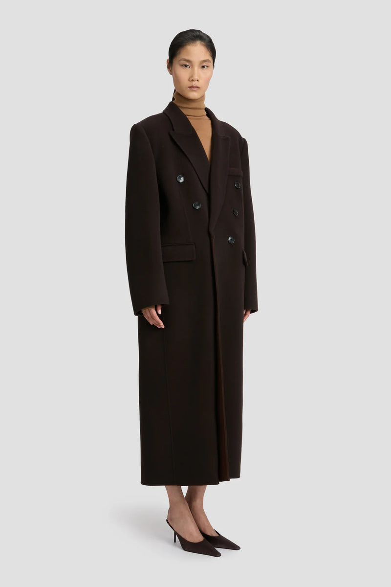 Double Faced Wool & Cashmere Overcoat
