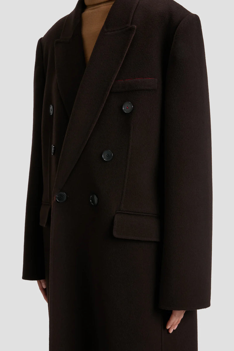Double Faced Wool & Cashmere Overcoat