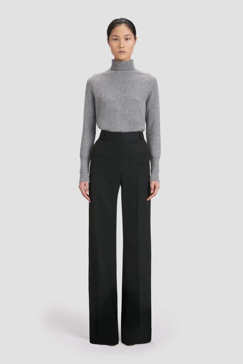 Lambswool Polo Neck Jumper