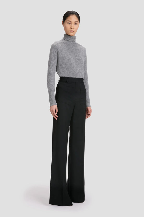 Lambswool Polo Neck Jumper