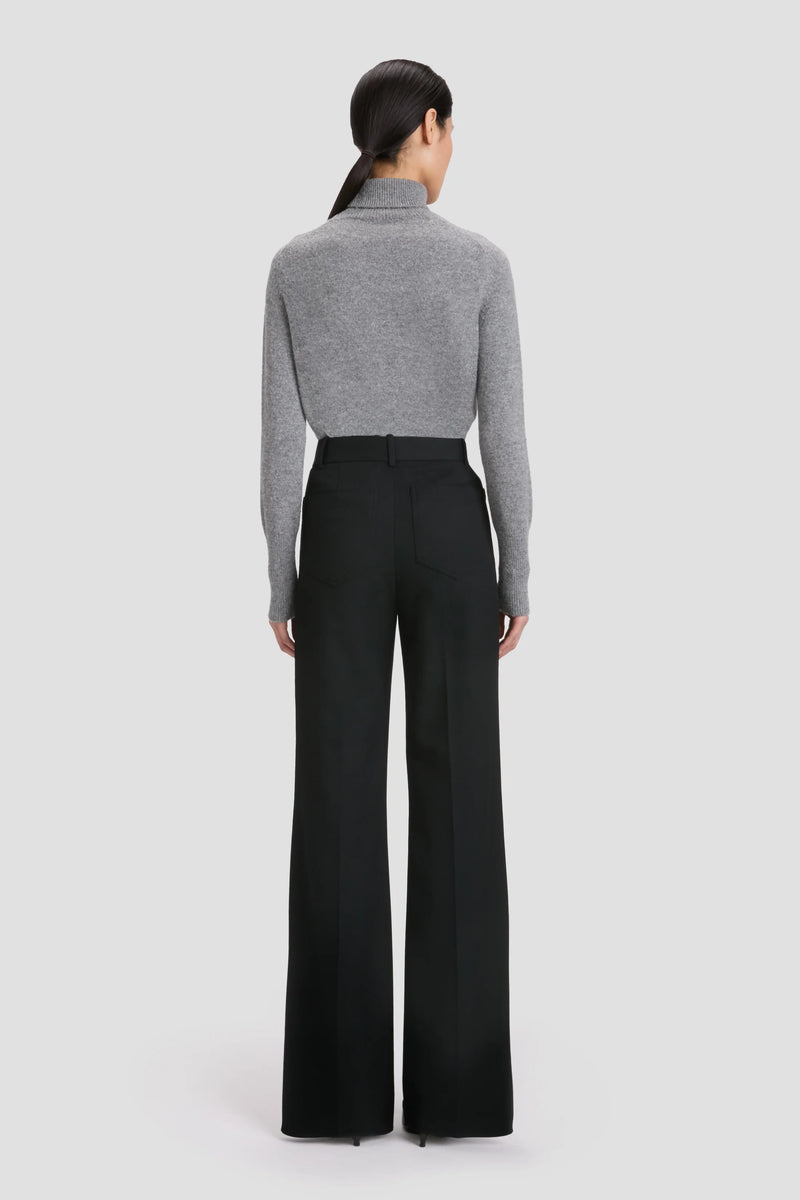Lambswool Polo Neck Jumper
