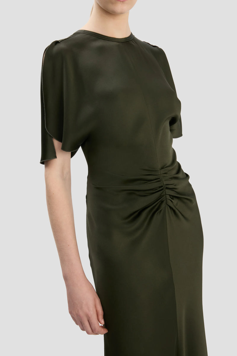 Bella Gathered Waist Floor-length Gown