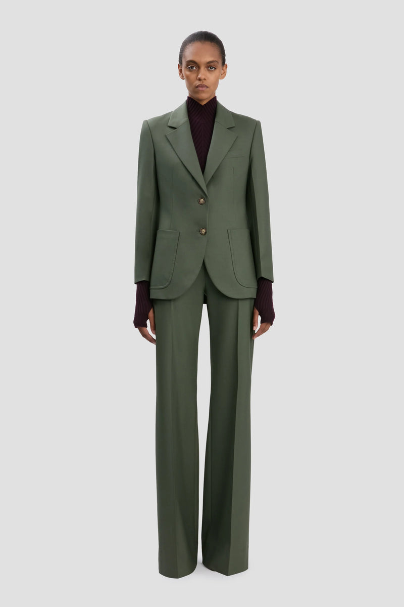 Patch Pocket Single Breasted Blazer