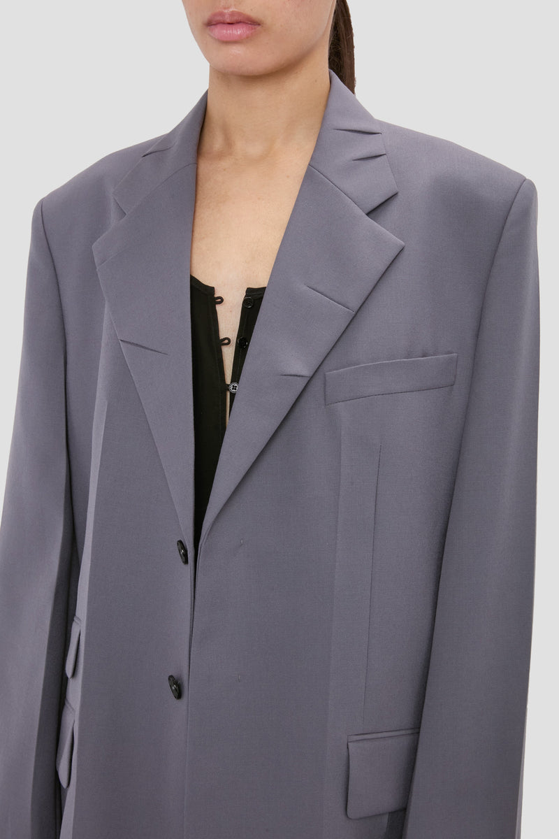 Step Collar Tailored Jacket – Belinda International
