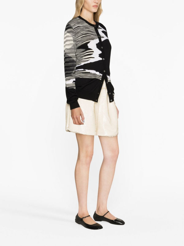 Space-Dyed Wool Cardigan