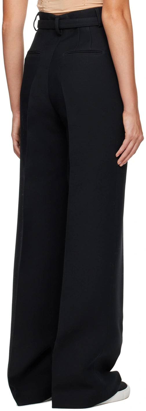 Norman High-Rise Wide-Leg Trousers