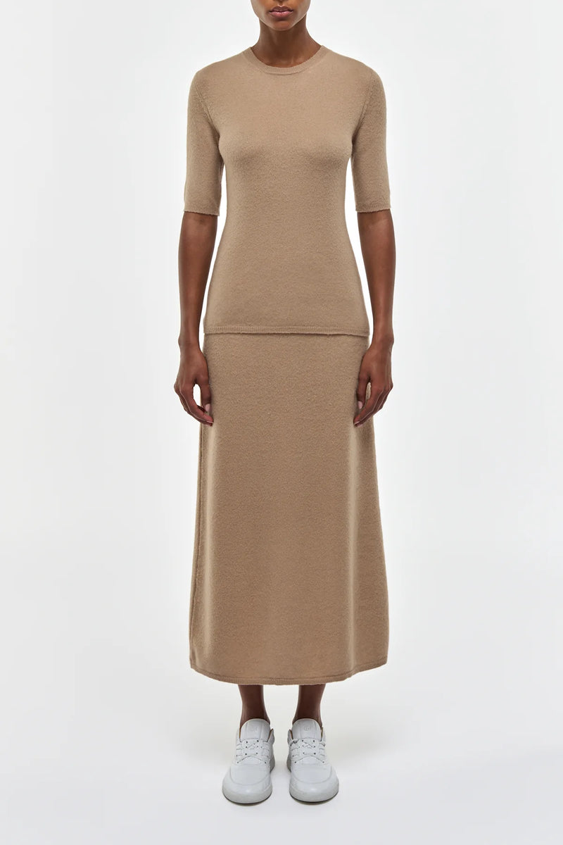 Xanthe Brushed Cashmere Knit Top