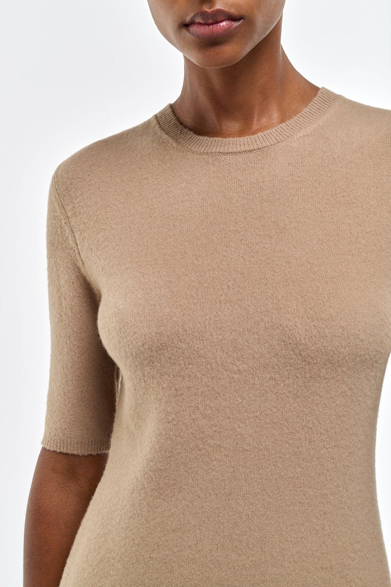 Xanthe Brushed Cashmere Knit Top