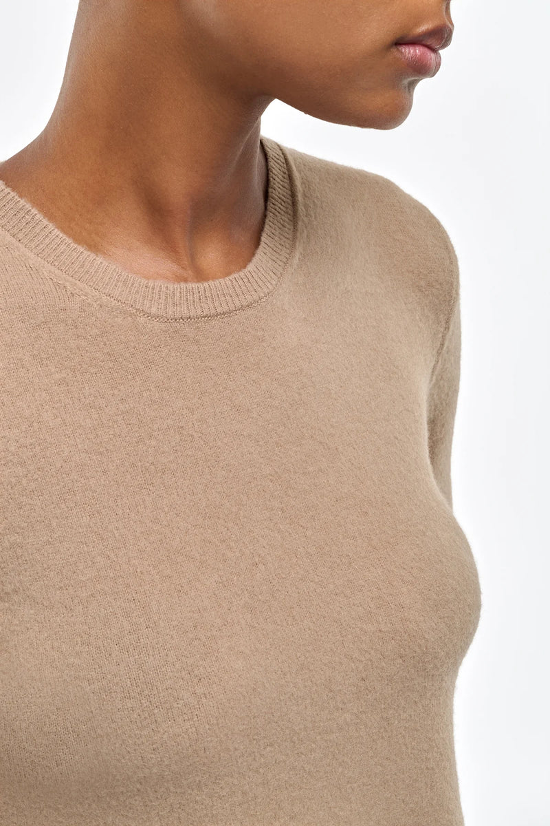 Xanthe Brushed Cashmere Knit Top