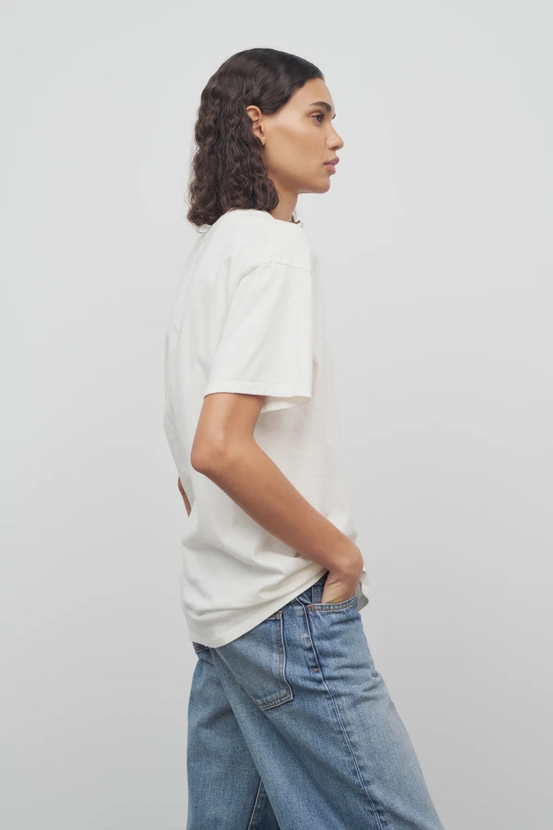 Ash Cotton and Silk T-Shirt