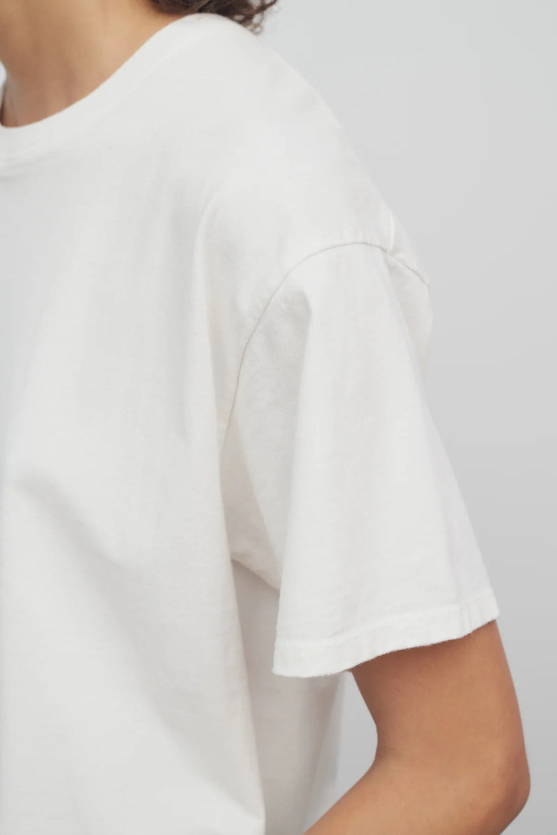Ash Cotton and Silk T-Shirt