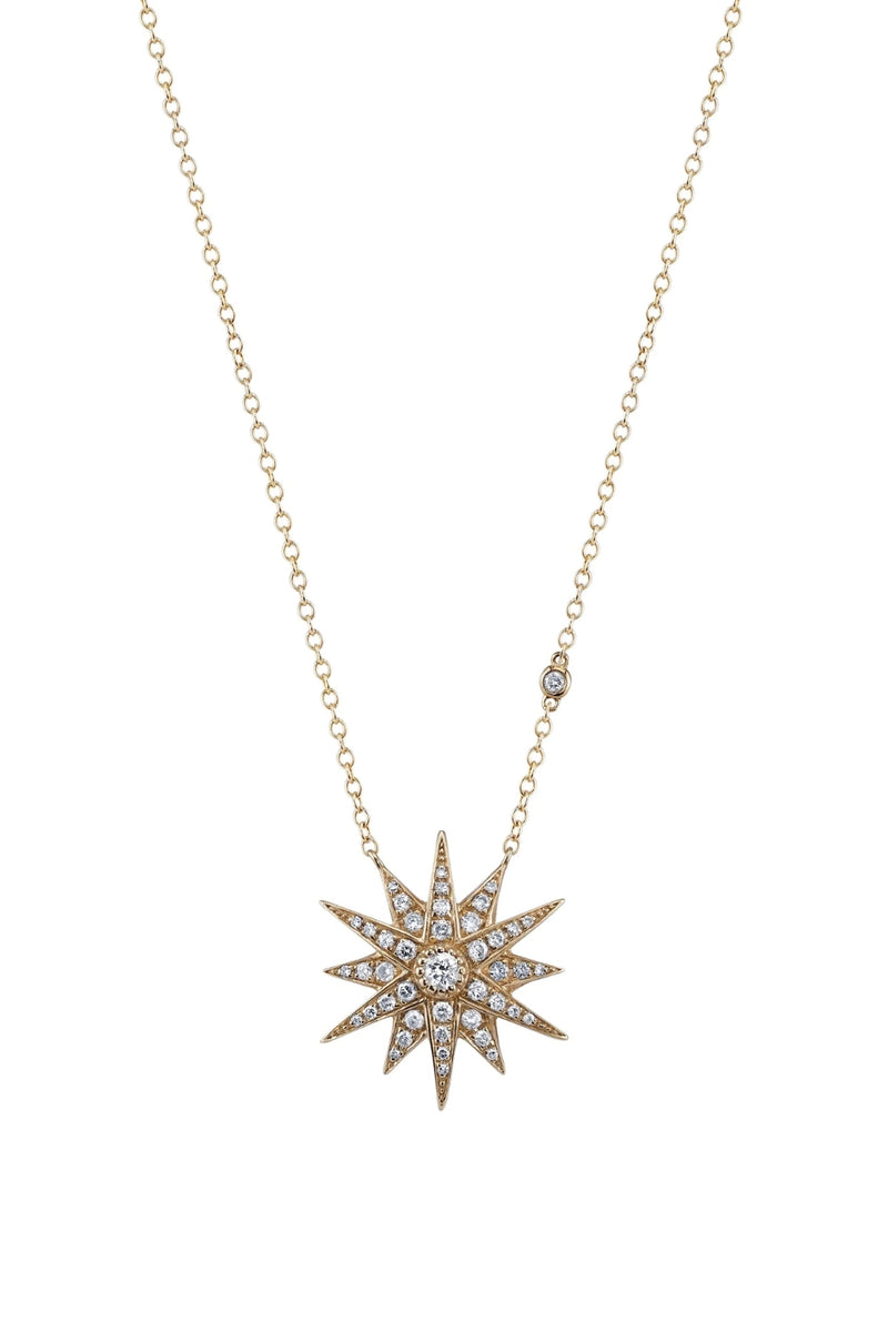 Diamond Starburst Necklace