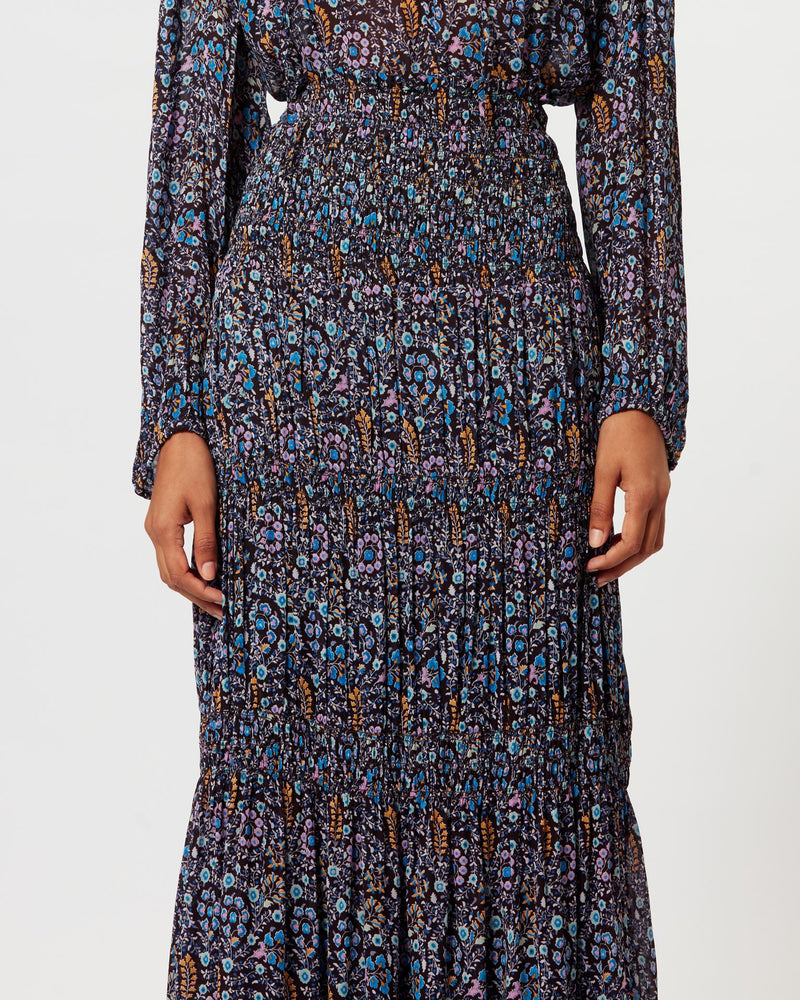 Nunca Paisley Print Maxi Skirt