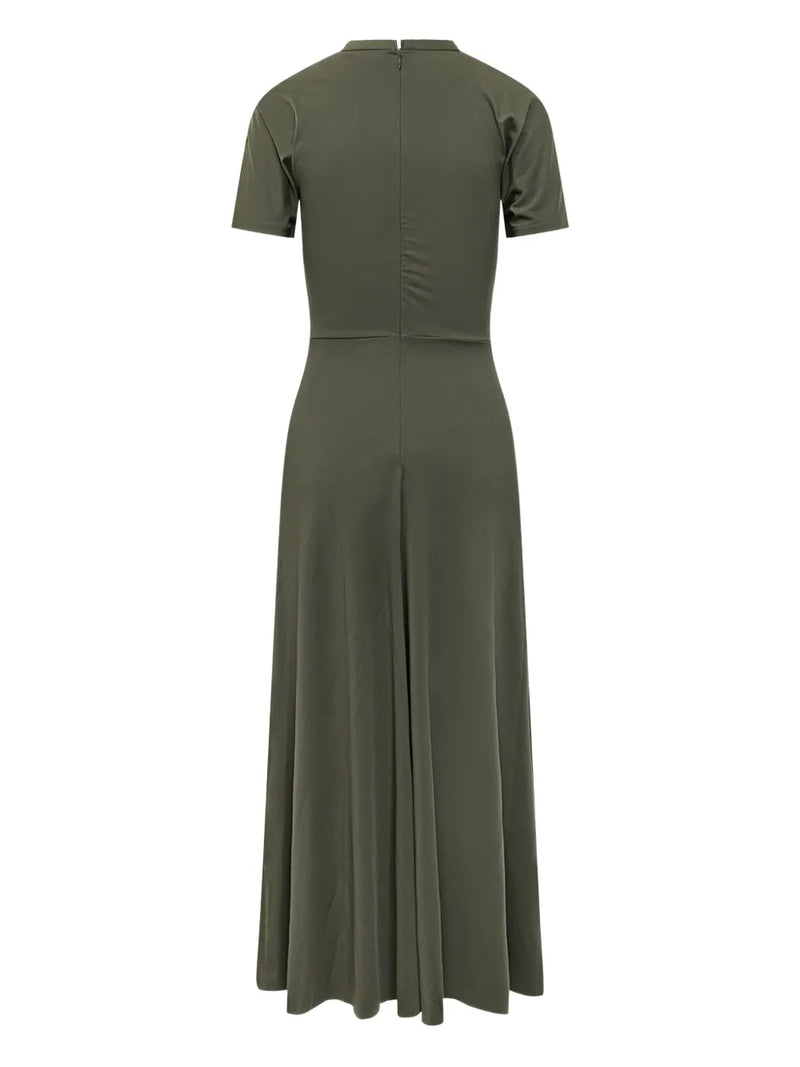 Gathered Waist T-Shirt Midi Dress