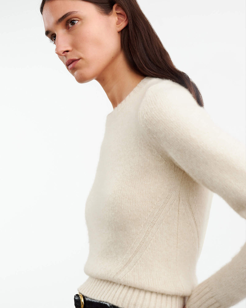 Gwendolyn cropped wool-blend sweater