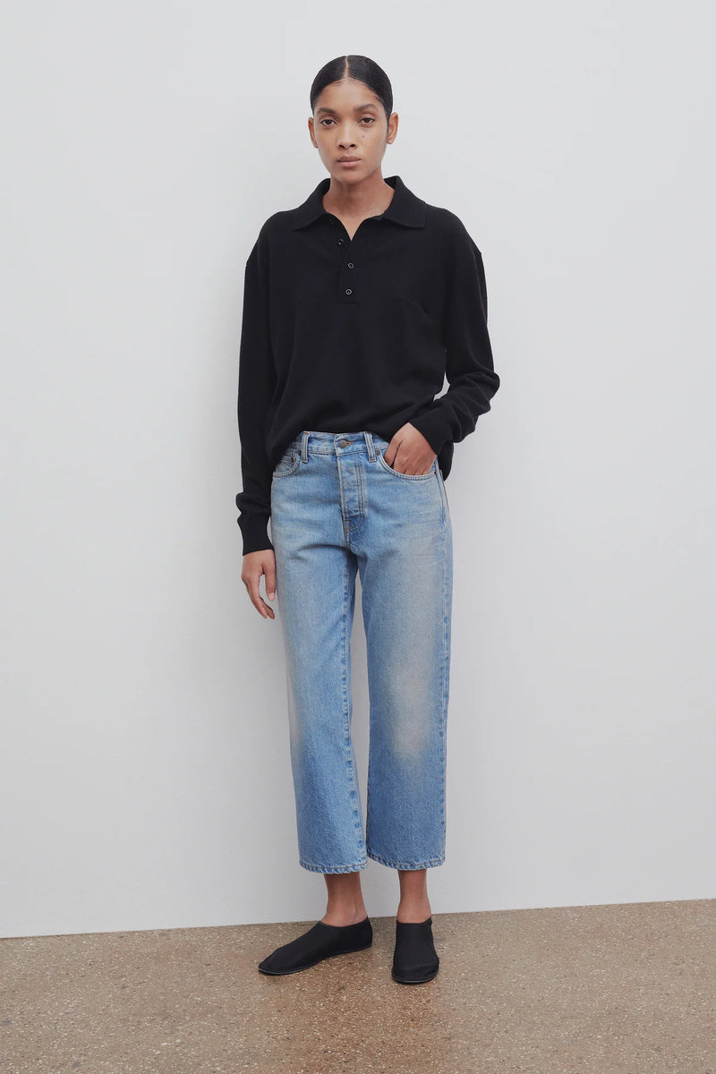 Lesley Cropped Straight-Leg Jeans