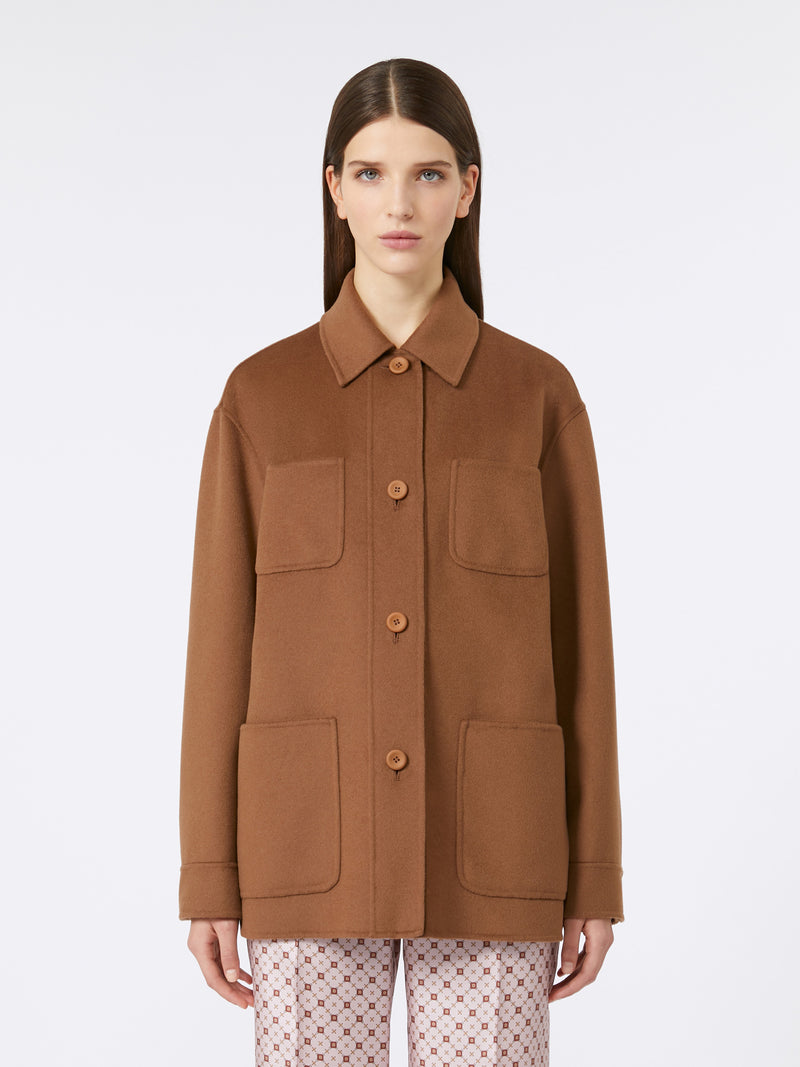 Extra Wool, Cashmere & Silk Broadcloth Jacket