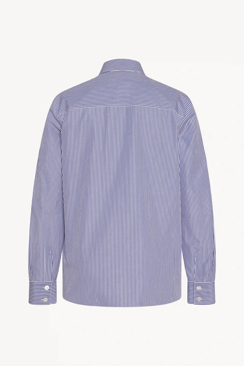 Sadie Striped Cotton-Poplin Shirt