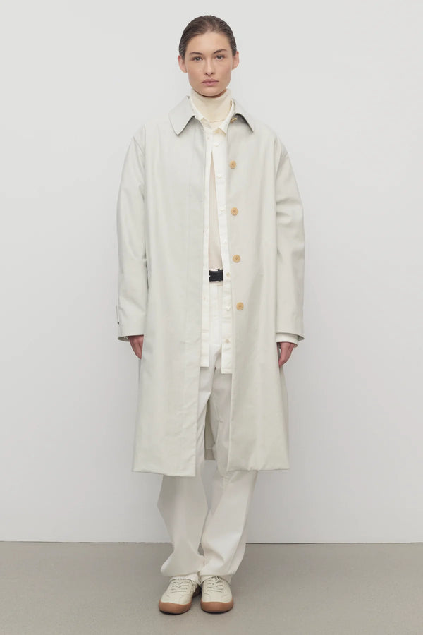 Pluma Cotton-Blend Trench Coat