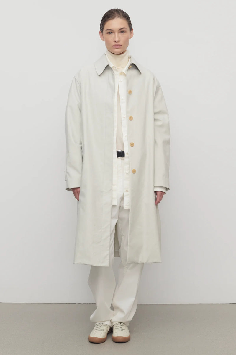 Pluma Cotton-Blend Trench Coat