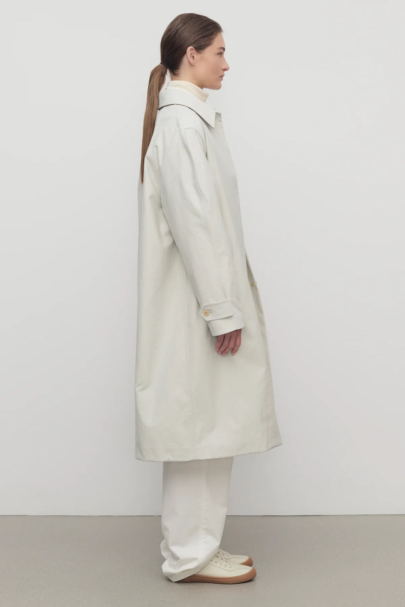 Pluma Cotton-Blend Trench Coat